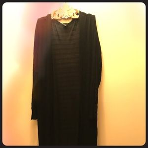 Black Sheer Duster